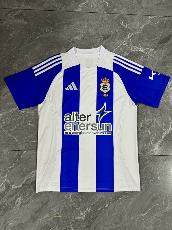 24-25 Recreativo de Huelva Home Jerseys