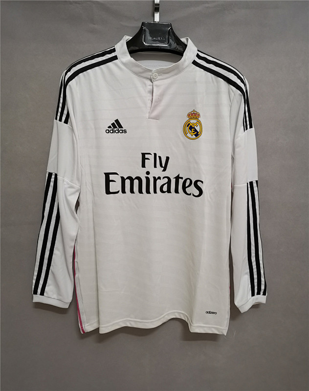 14-15 Real Madrid Home Retro Long Sleeve Jerseys