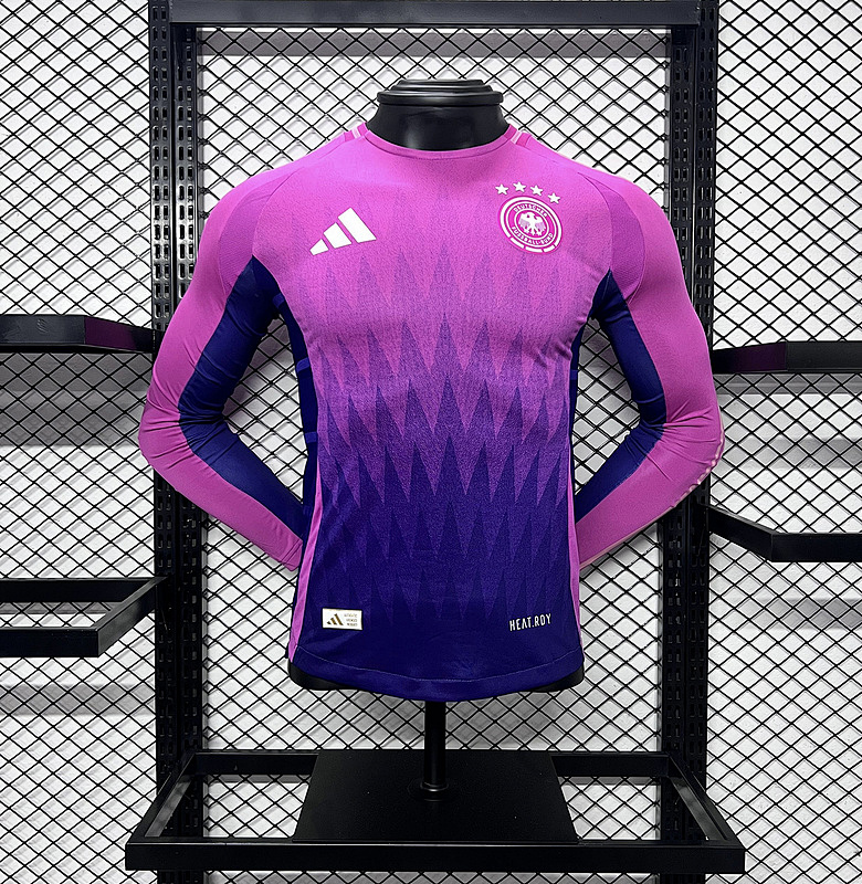 2024 Germany Away Player Version Long Sleeve Jerseys