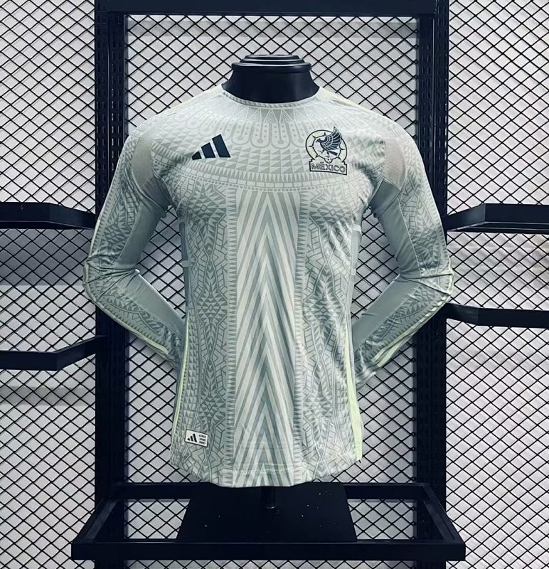 2024 Mexico Away Player Version Long Sleeve Jerseys