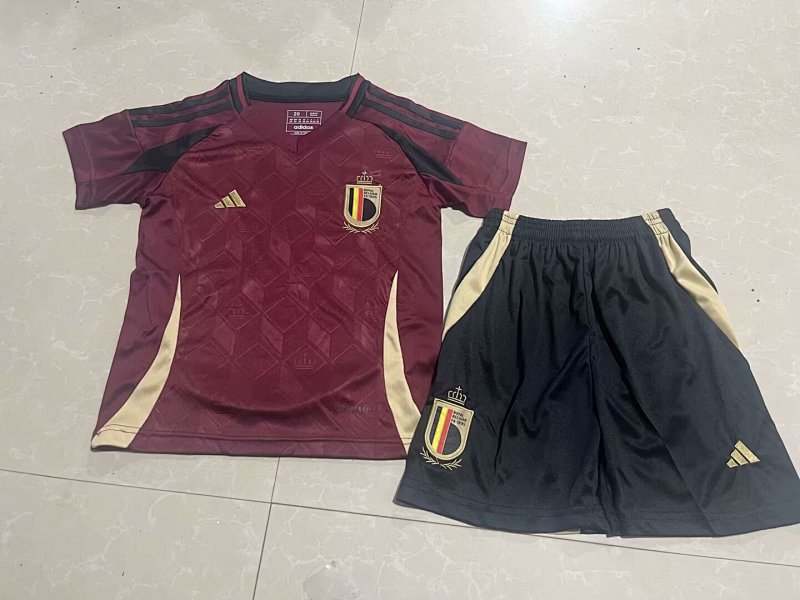 2024 Belgium Home Kids Jerseys