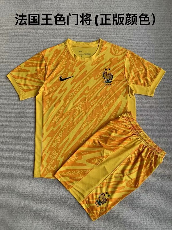 2024 France Goalkeeper Adults And Kids Jerseys