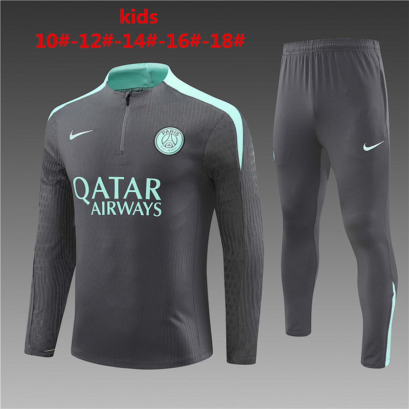 24-25 Paris Kids Player Version Long Sleeve Training Suit
