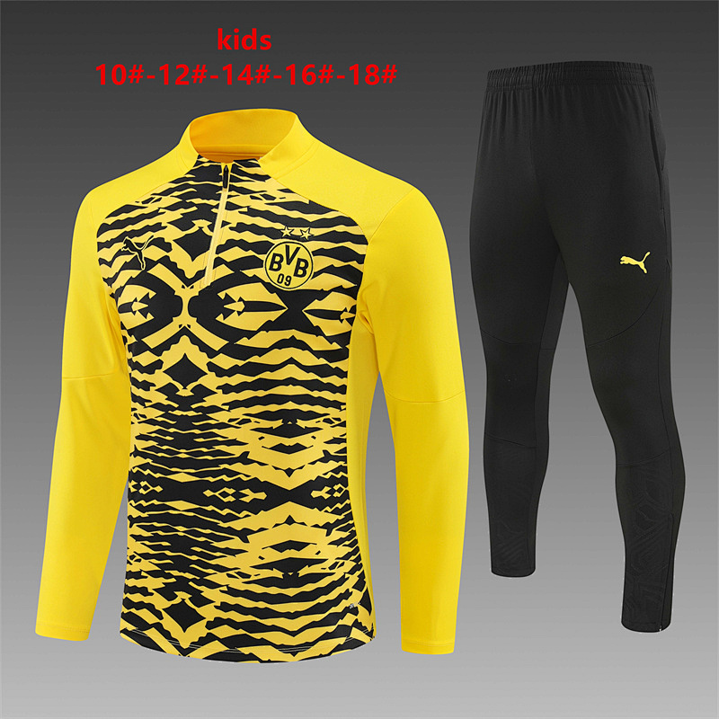 24-25 Dortmund Kids Long Sleeve Training Suit