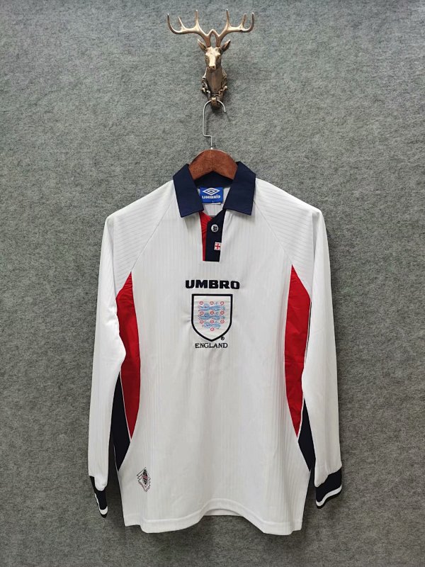 1998 England Retro Long Sleeve Jerseys