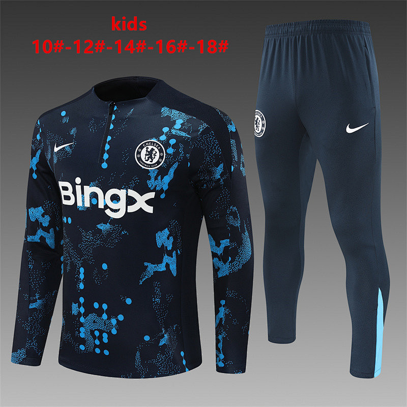 24-25 M-anchester U-nited Kids Long Sleeve Training Suit