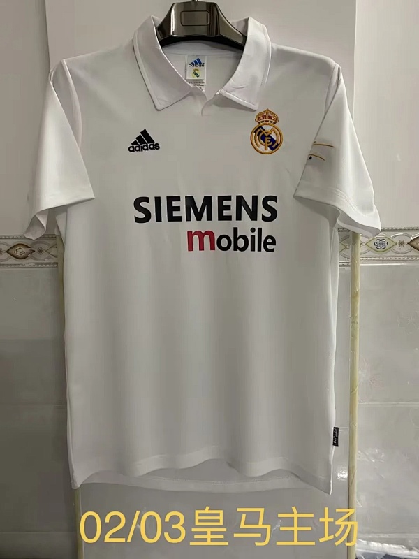 2003-04 Real Madrid Home Retro Jerseys