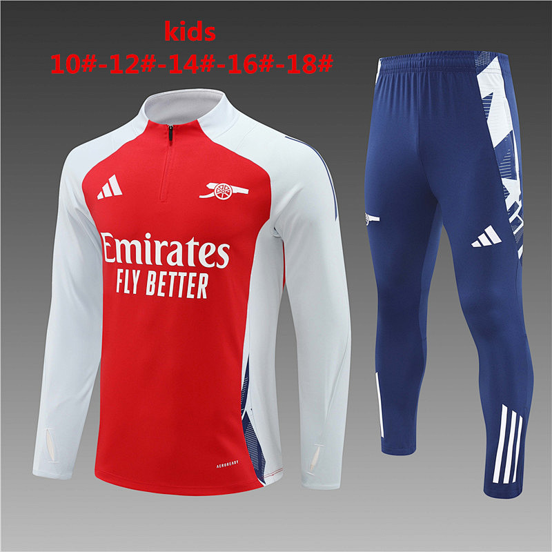 24-25 Arsenal Kids Long Sleeve Training Suit