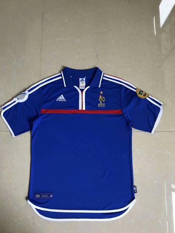 2002 France Home Retro Jerseys