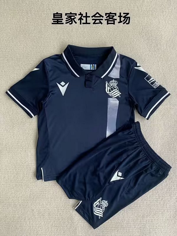 23-24 Real Sociedad Away Kids Jerseys