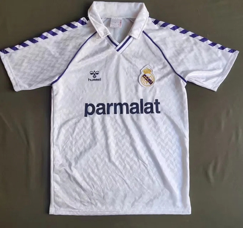 87-89 Real Madrid Home Retro Jerseys