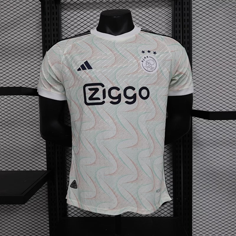 23-24 Ajax Away Player Version Jerseys