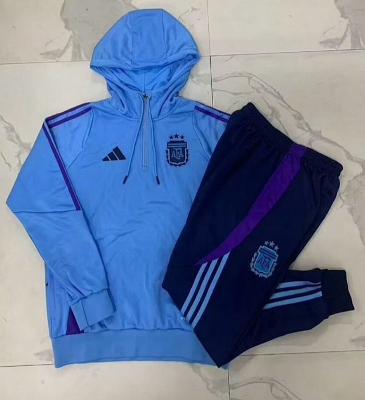 24-25 Argentina Hoodie Long Sleeve Training Suit