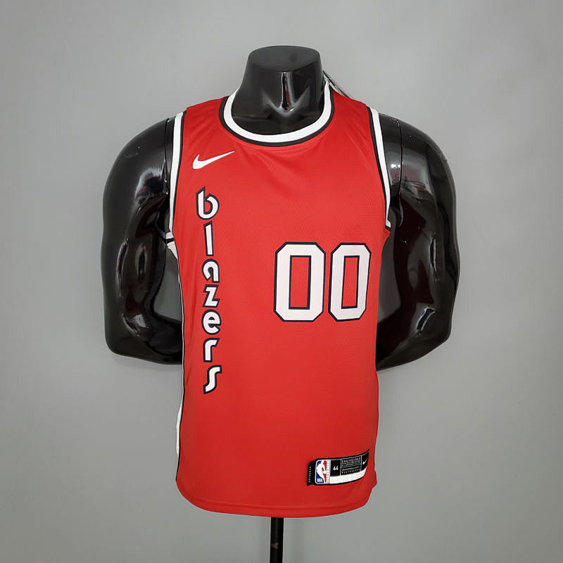 ANTHONY#00 Trail Blazers Retro Red NBA Jersey S-XXL