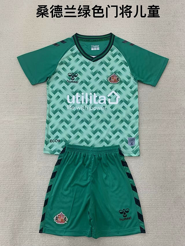 24-25 Sunderland Goalkeeper Kids Jerseys