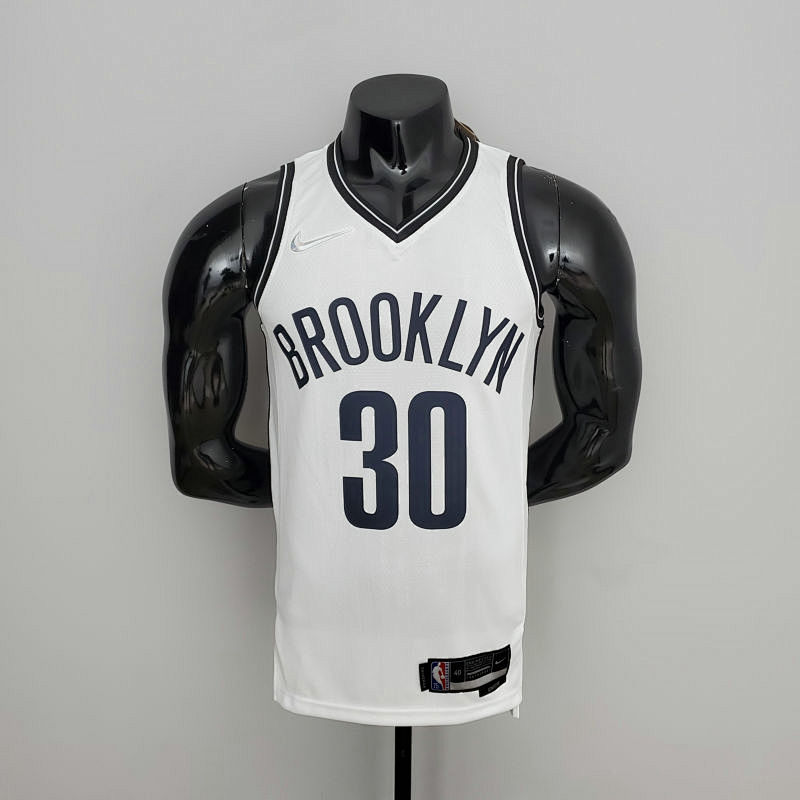 75th Anniversary Curry #30 Nets White NBA Jersey S-XXL