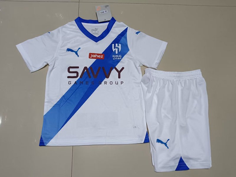 23-24 Al-Hilal Saudi Away Kids Jerseys
