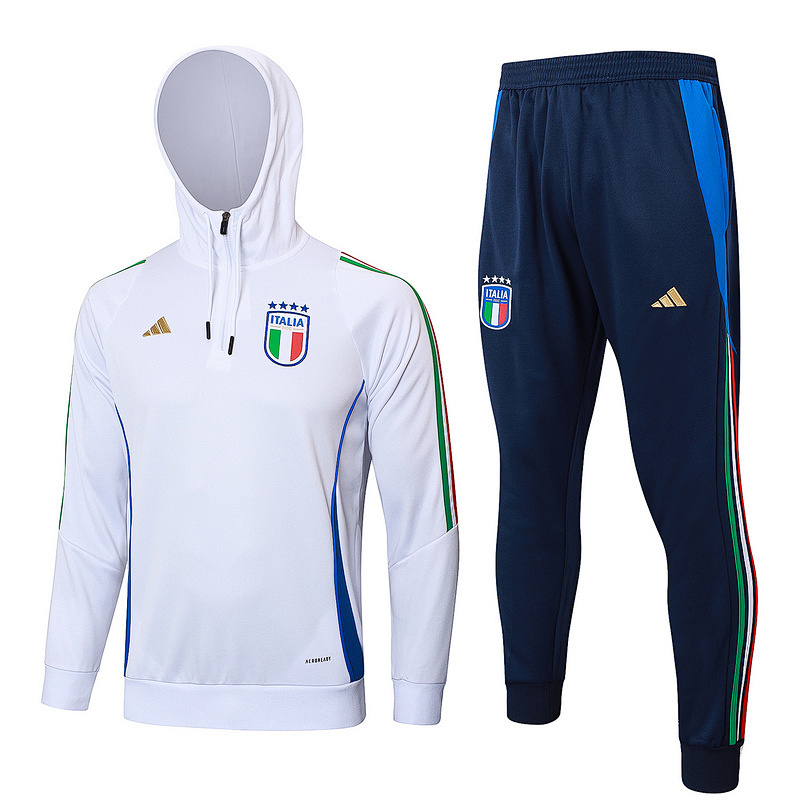 2024 Italy Hoodie Long Sleeve Training Suit