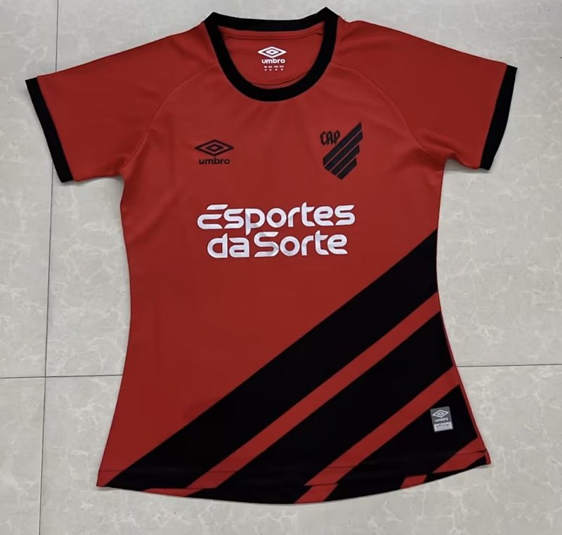 23-24 Club Athletico Paranaense Home Woman Jerseys
