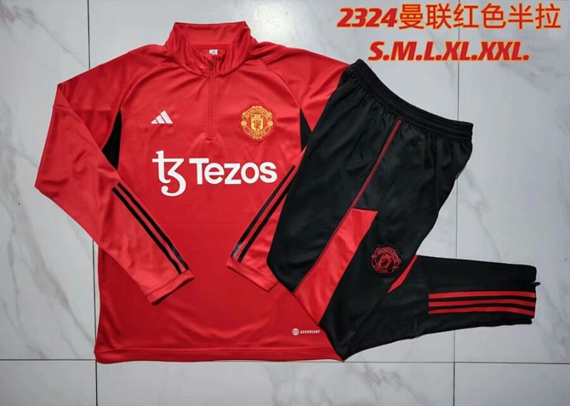 23-24 M-anchester U-nited Long Sleeve Training Suit