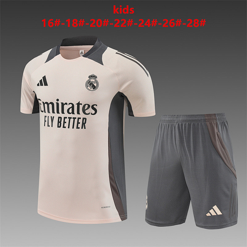 24-25 Real Madrid Kids Training Jerseys