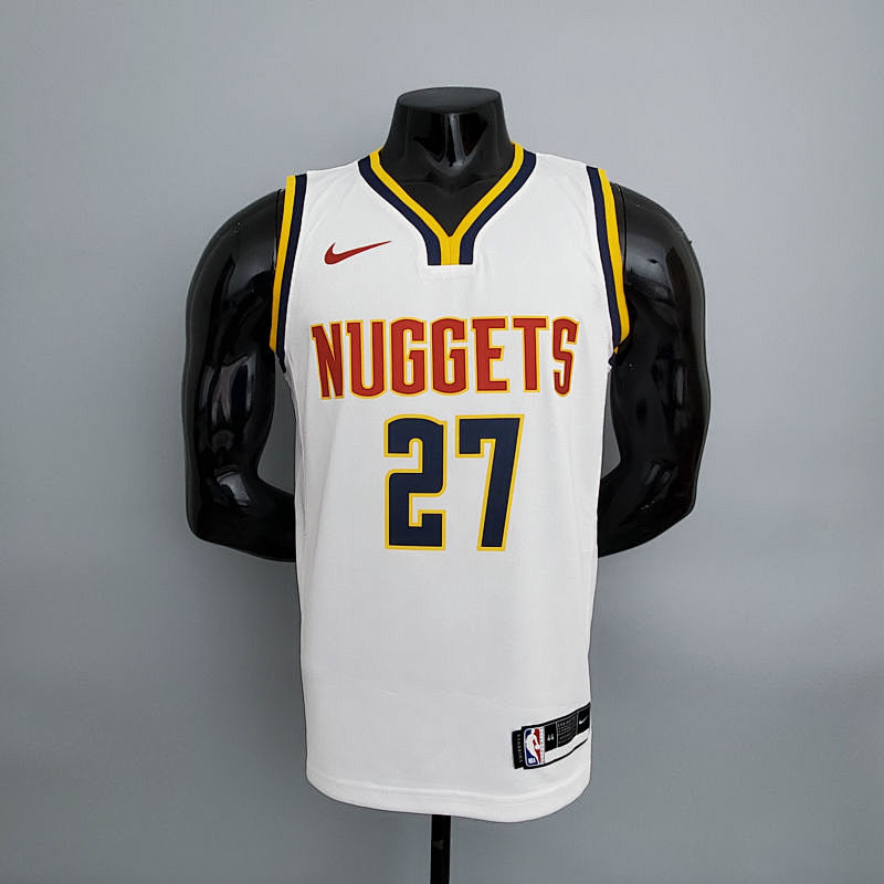 Nuggets Murray#27 Limited White NBA Jersey S-XXL