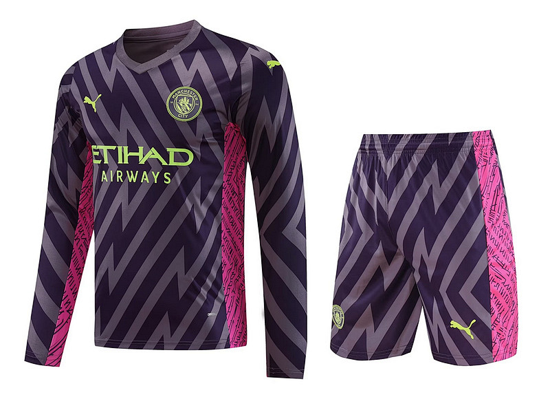 23-24 Manchester City Goalkeeper Long Sleeve Jerseys