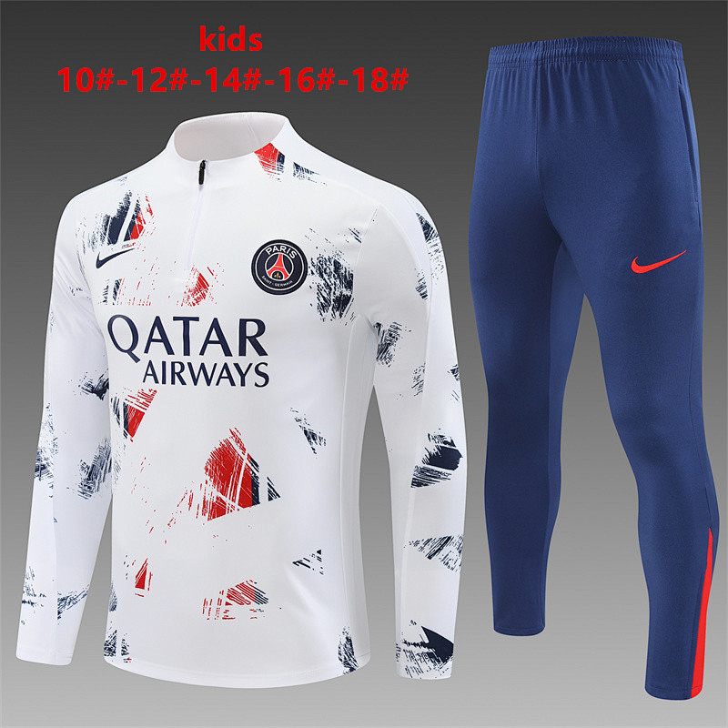24-25 Paris Kids Long Sleeve Training Suit