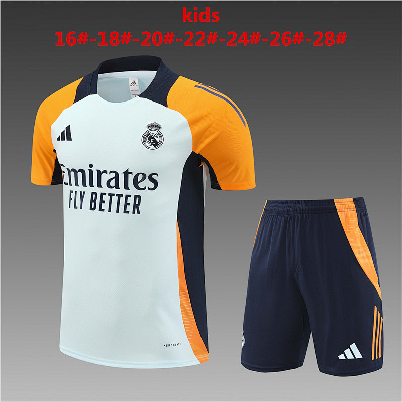 24-25 Real Madrid Training Kids Jerseys