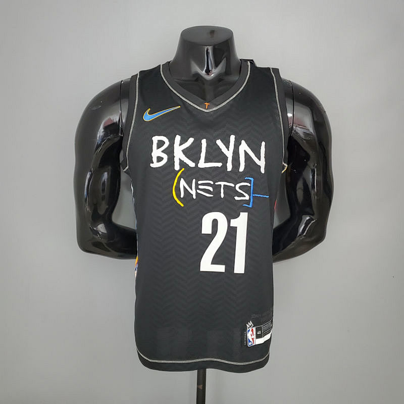 New Brooklyn Nets ALDRIDGE#21 City Edition Black S-XXL