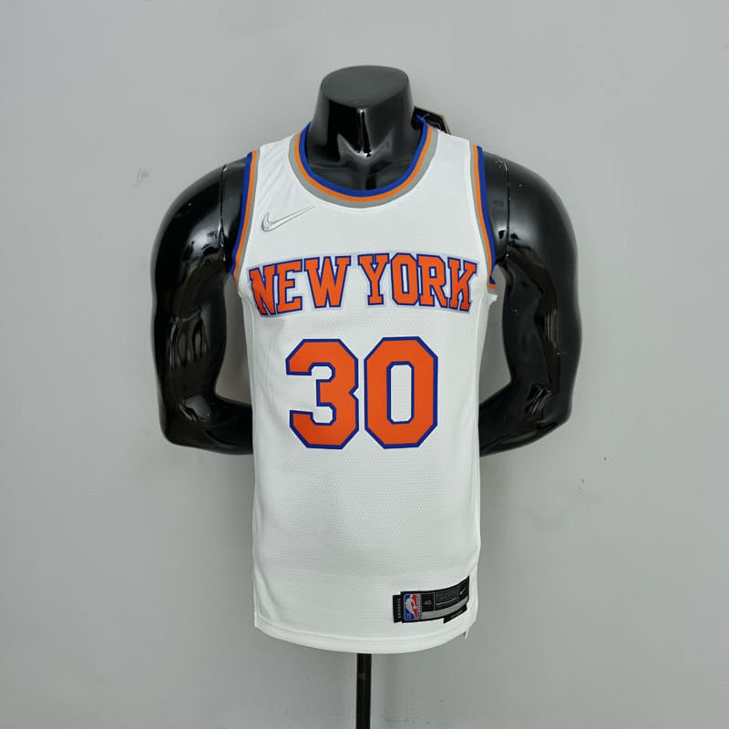 75th Anniversary Randle #30 New York Knicks White NBA Jersey S-XXL