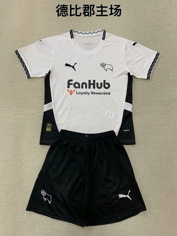 24-25 Derby County Home Kids Jerseys
