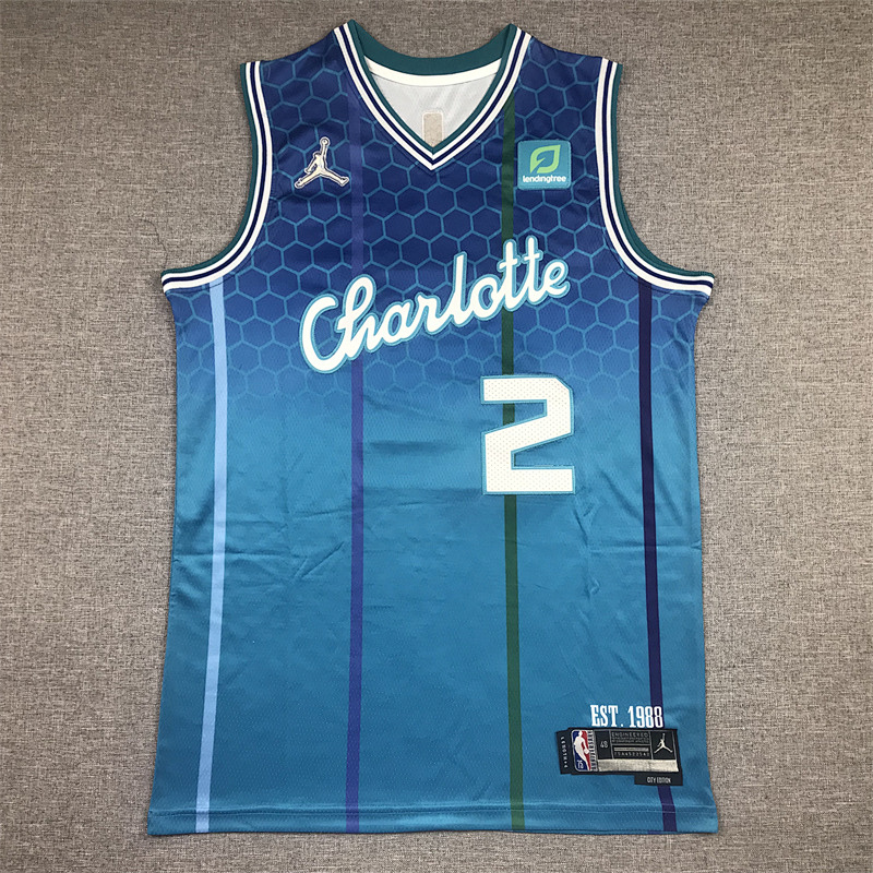 2022 Hornets #2 City Edition Embroidery