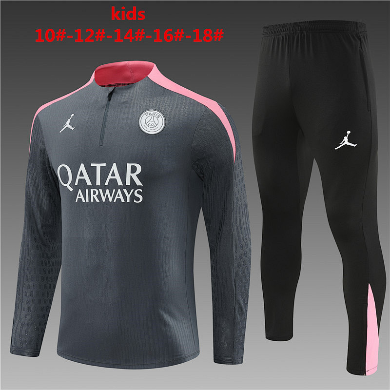 24-25 Paris Kids Player Long Sleeve Training Suit