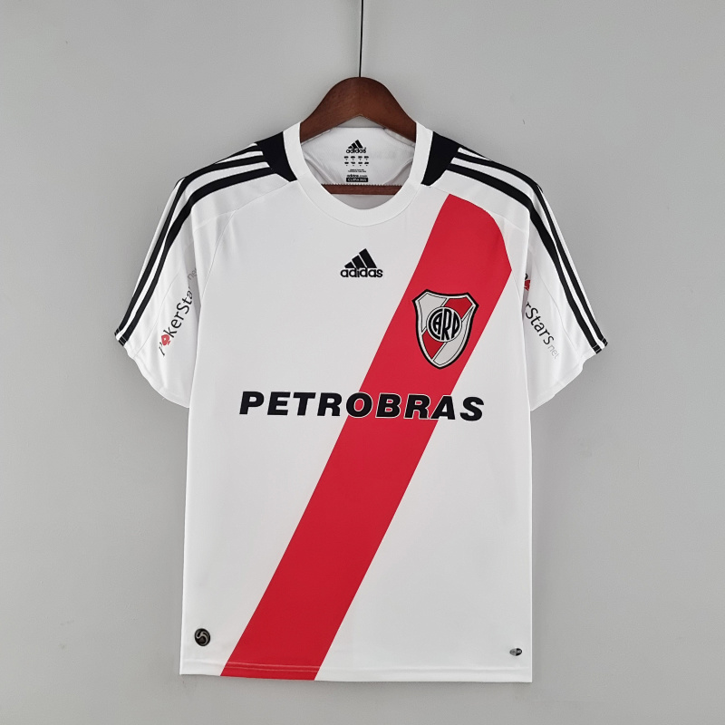 09-10 River Plate Home Retro Jerseys
