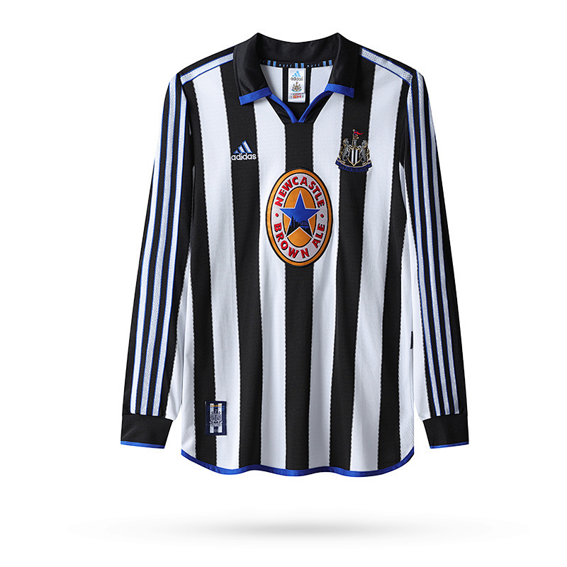 1999-00 Newcastle Home Retro Long Sleeve Jerseys