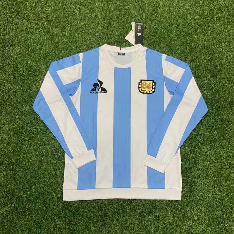 1986 Argentina Champion MEMORIAL EDITION Retro Jerseys