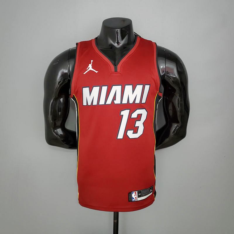 New Miami Heat Jordan ADEBAYO#13 Burgundy NBA Jersey S-XXL