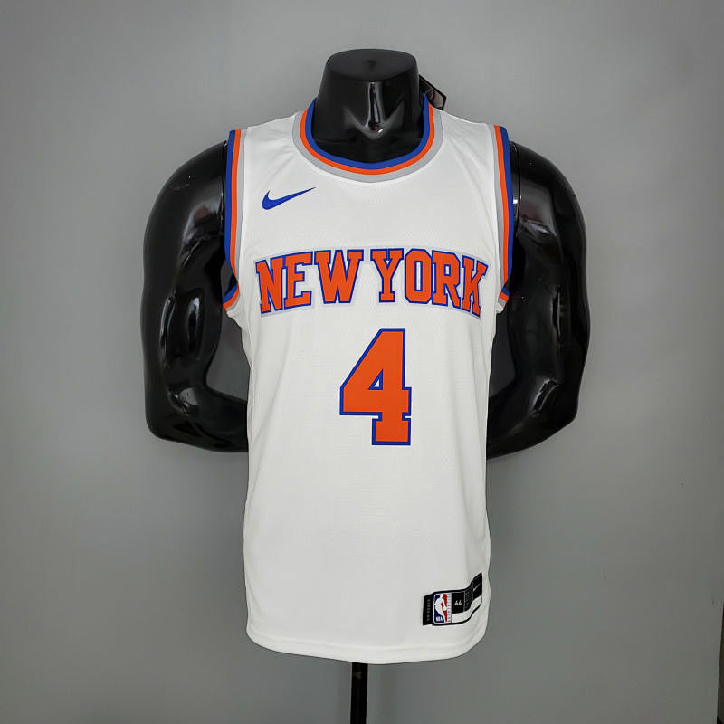 2021 ROSE#4 Knicks White NBA Jersey S-XXL