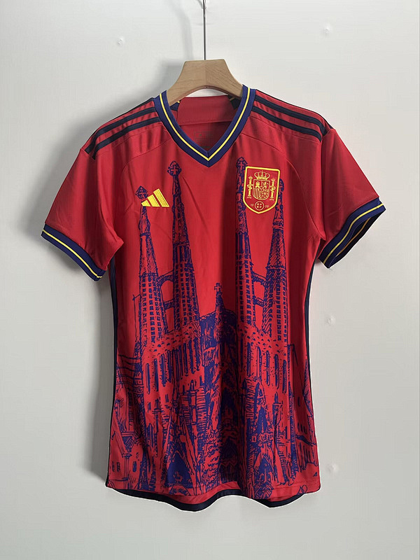2024 Spain Red Jerseys