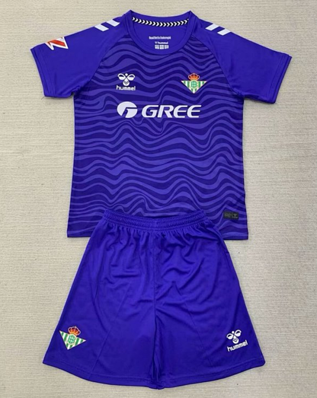 24-25 Real Betis Goalkeeper Kids Jerseys