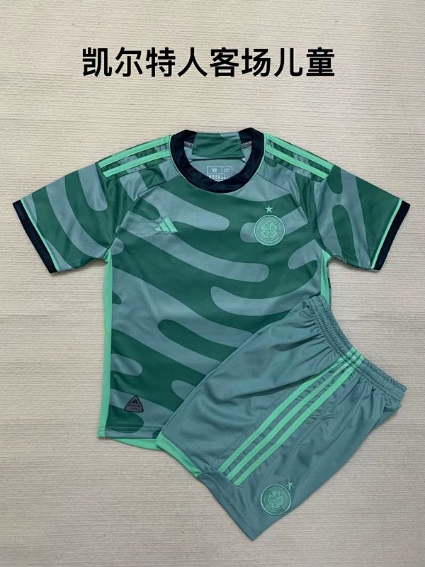 23-24 Celtic Third Kids Jerseys