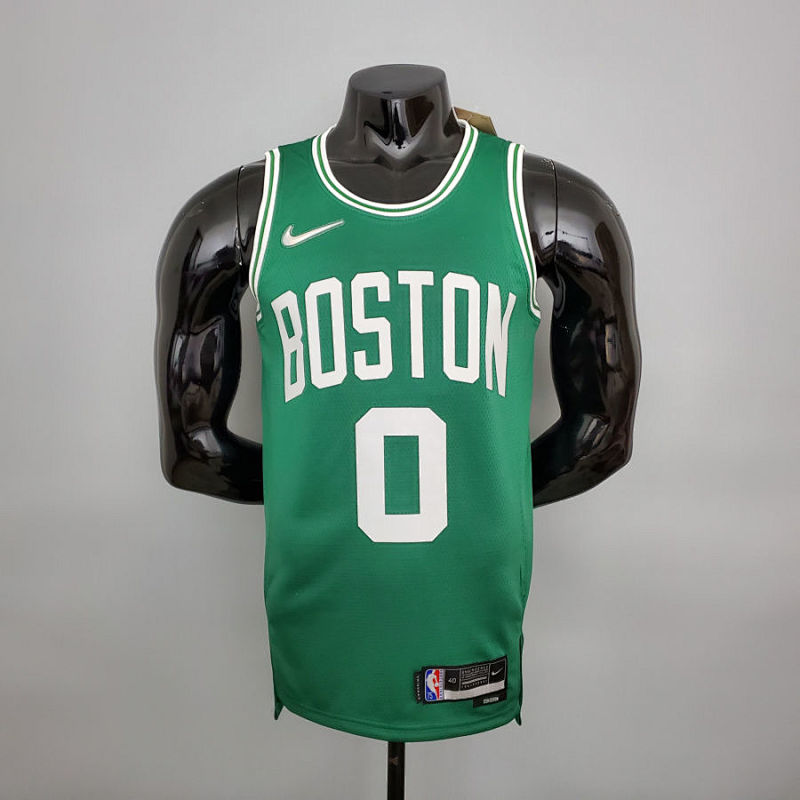 75th Anniversary Tatum #0 Celtics Green NBA Jersey S-XXL