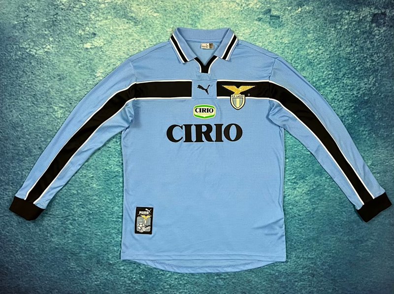 1998-00 Lazio Away Retro Long Sleeve Jerseys