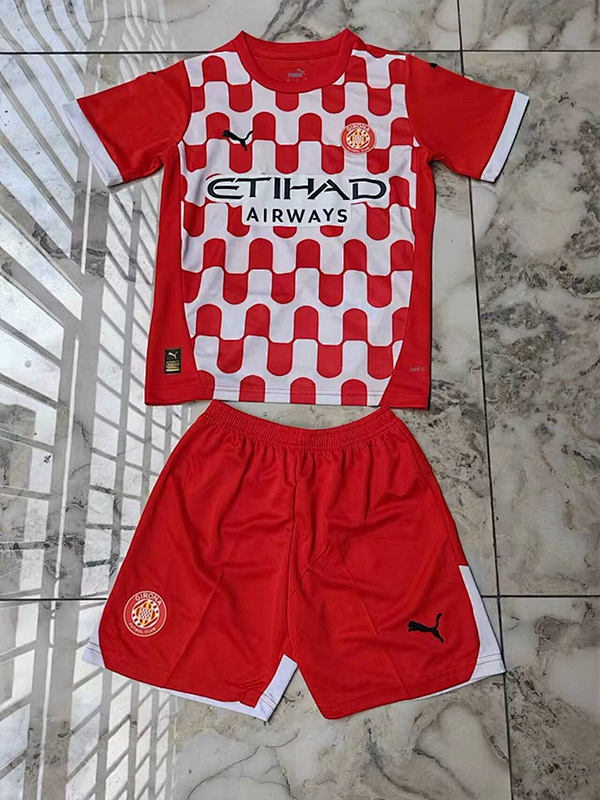 24-25 Girona Home Kids Jerseys