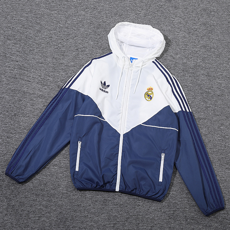 23-24 Real Madrid Hoodies Windbreaker Jackets