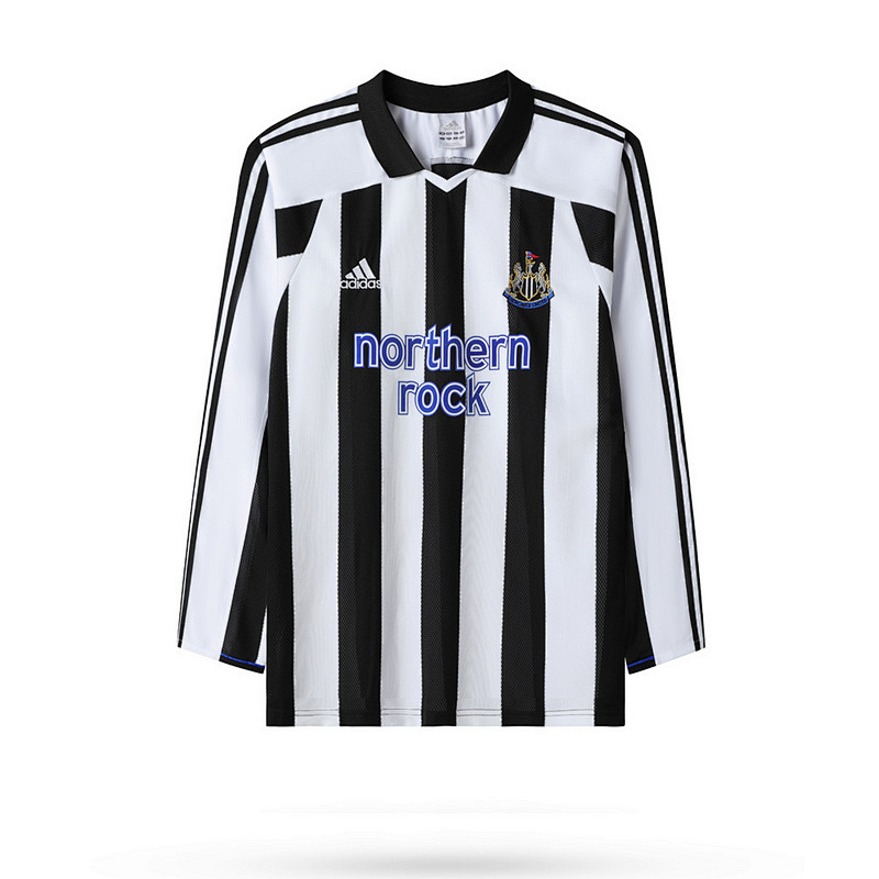 2003-05 Newcastle United Home Retro Long Sleeve Jerseys