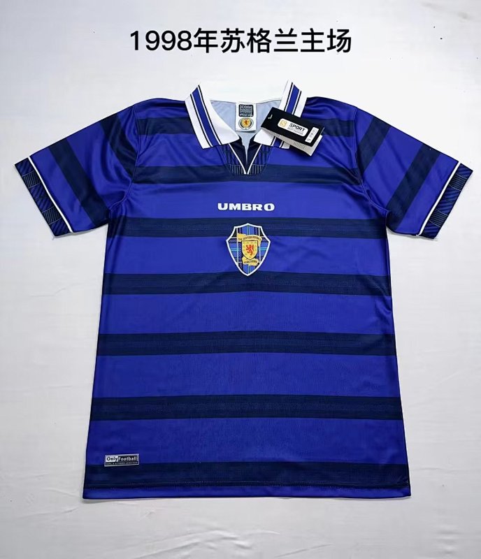 1998 Scotland Home Retro Jerseys