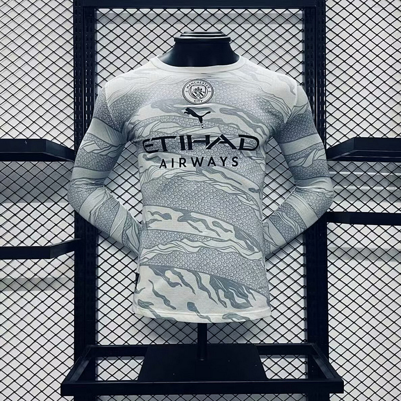 24-25 Manchester City Special Player Version Long Sleeve Jerseys