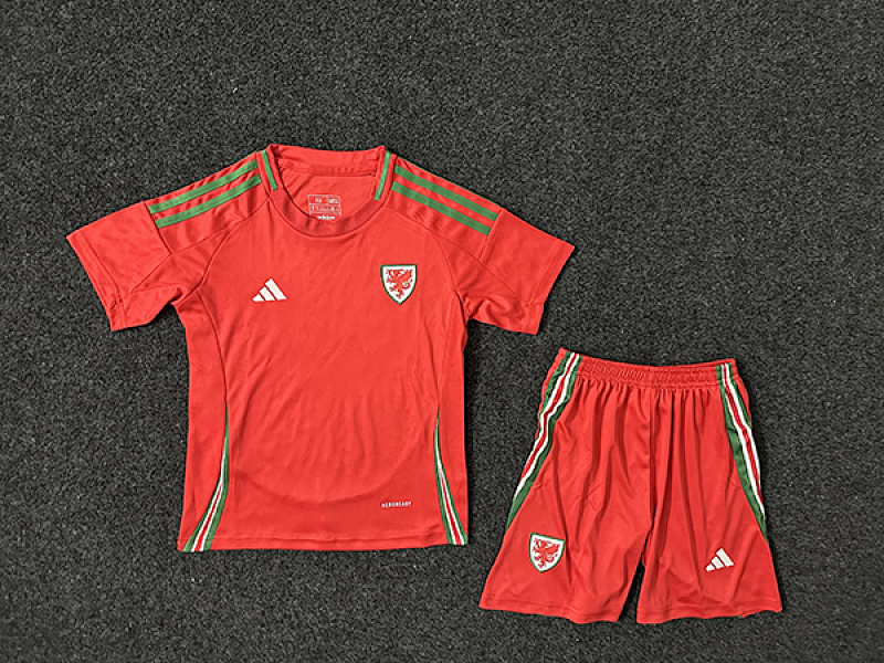 2024 Wales Home Kids Jerseys